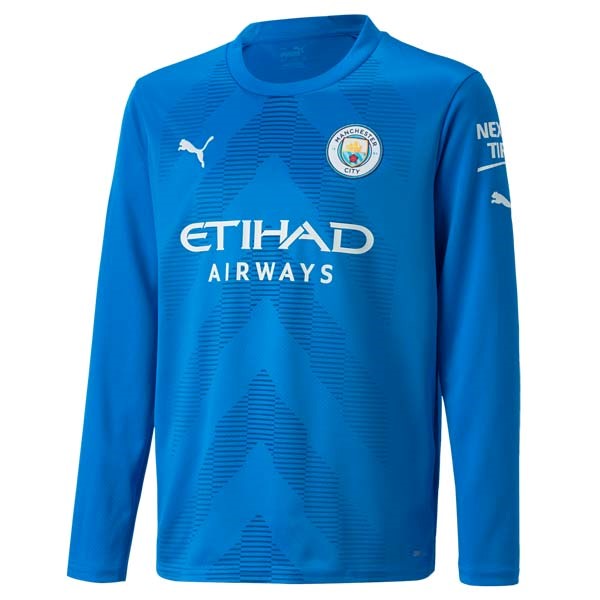 Thailand Trikot Manchester City Torwart ML 2022-2023 Blau